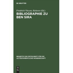 Bibliographie zu Ben Sira
