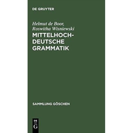 Mittelhochdeutsche Grammatik