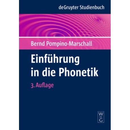 Einfuhrung in Die Phonetik