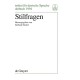 Stilfragen