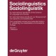Sociolinguistics / Soziolinguistik. Volume 1