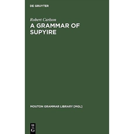 A Grammar of Supyire