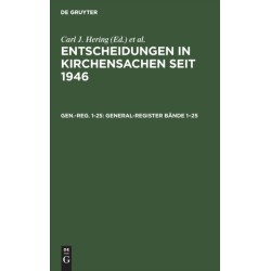 General-Register Bande 1-25