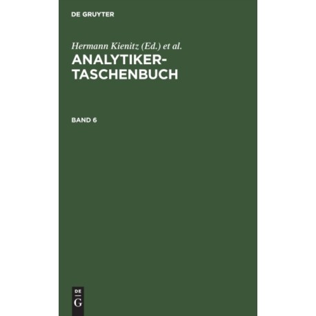 Analytiker-Taschenbuch. Band 6