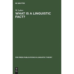 What is a linguistic fact?