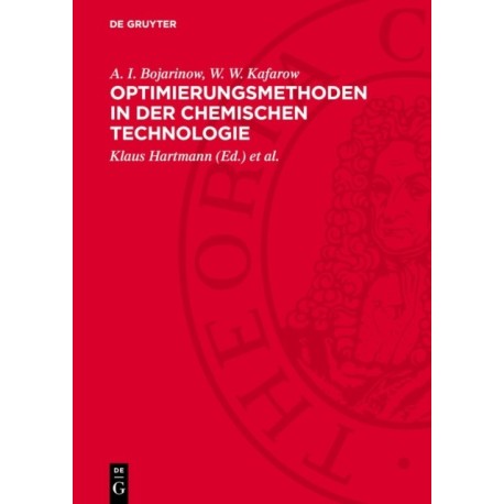 Optimierungsmethoden in Der Chemischen Technologie