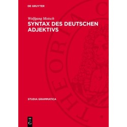 Syntax Des Deutschen Adjektivs