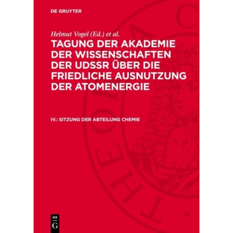 Sitzung Der Abteilung Chemie