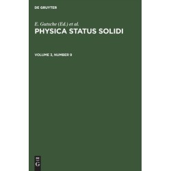 Physica Status Solidi. Volume 3, Number 9