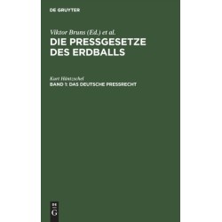 Das Deutsche Preßrecht