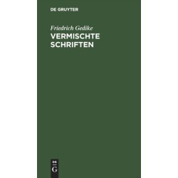 Vermischte Schriften
