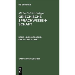 Bibliographie. Einleitung. Syntax