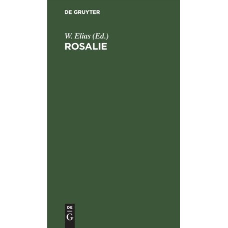 Rosalie: Eine Sammlung Von Briefen