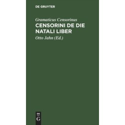 Censorini de Die Natali Liber