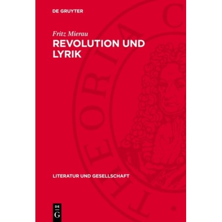 Revolution Und Lyrik