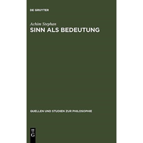 Sinn als Bedeutung