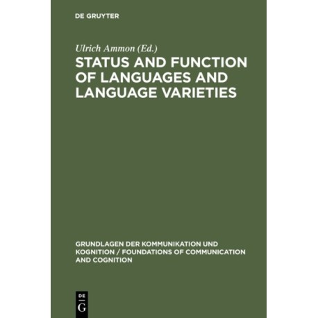 Status and Function of Languages and Language Varieties