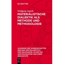 Materialistische Dialektik ALS Methode Und Methodologie