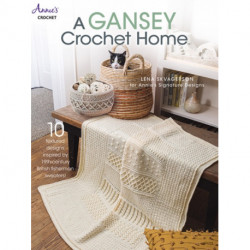 A Gansey Crochet Home: 10 Textured Designs Inspired by 19th-Century British Fishermen Sweaters