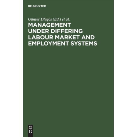 Management Under Differing Labour Market and Employment Systems
