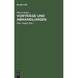 Vortrage und Abhandlungen