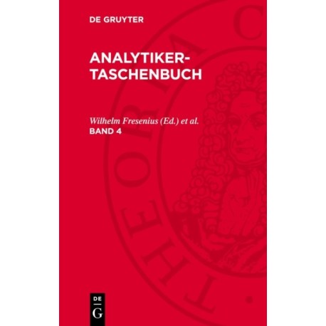 Analytiker-Taschenbuch. Band 4