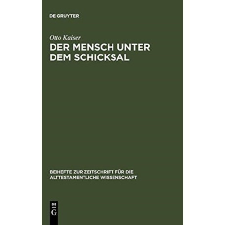 Der Mensch Unter Dem Schicksal