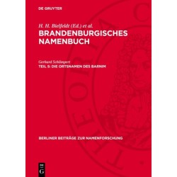 Die Ortsnamen Des Barnim