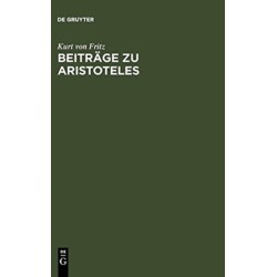 Beitrage Zu Aristoteles