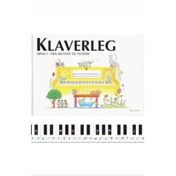 Klaverleg bind 3 - fra ikoner til noder (gul): Fra ikoner til noder