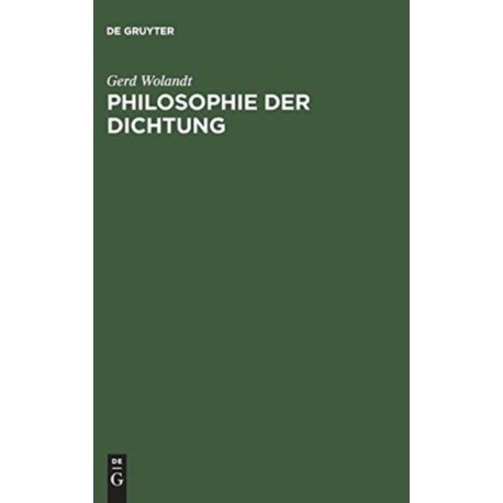 Philosophie der Dichtung