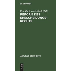 Reform des Ehescheidungsrechts