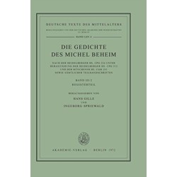 Die Gedichte DES Michel Beheim