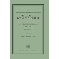 Die Gedichte DES Michel Beheim