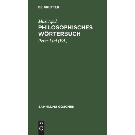 Philosophisches Worterbuch