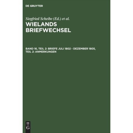 Wielands Briefwechsel V 16/2