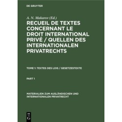 Textes Des Lois / Gesetzestexte