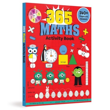 365 Maths Activity Book for Kids Age 5+