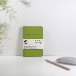 Make a Mark A6 Pocket Journal - Green