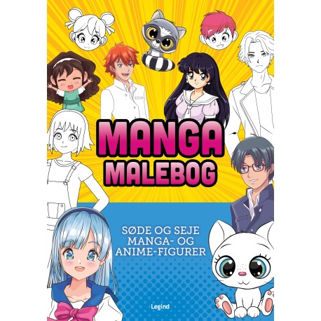 Manga malebog: Søde og seje manga- og anime-figurer