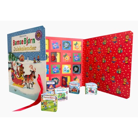 Bamse Bjørn julekalender: med 24 små bøger