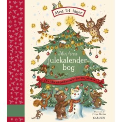 Min første julekalenderbog: En folde ud-julekalender med 24 låger