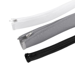 oNEST Cable Sock with Zip - 30mm - Black - 2m