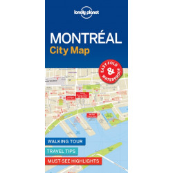 Lonely Planet Montreal City Map