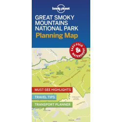 Lonely Planet Great Smoky Mountains National Park Planning Map