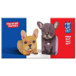 Pop Up Pet Frenchie Puppies: Make your own 3D card pet!