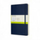 Moleskine Expanded Large Plain Softcover Notebook: Sapphire Blue: Sapphire Blue