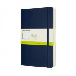 Moleskine Expanded Large Plain Softcover Notebook: Sapphire Blue: Sapphire Blue