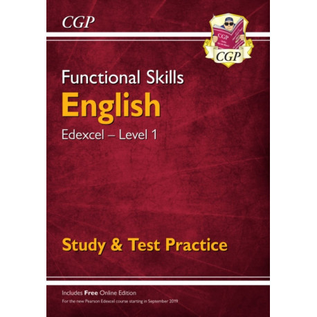Functional Skills English: Edexcel Level 1 - Study & Test Practice