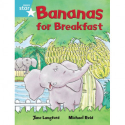 Rigby Star Independent Turquoise Reader 4 Bananas for Breakfast